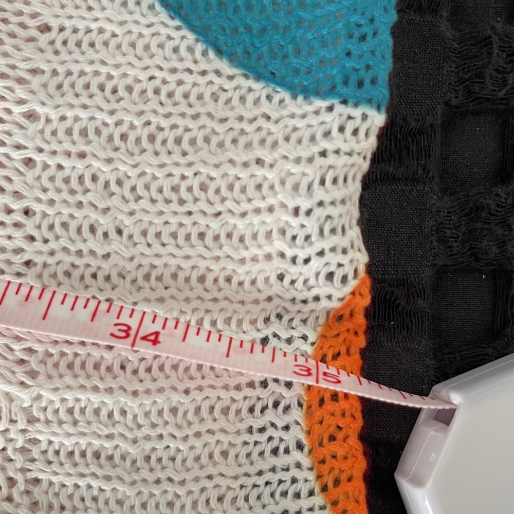Women’s White Polka Dot Crochet Swim Coverup - Multicolor - Picture 2 of 6